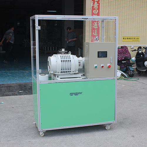 各種電(dian)器用真(zhen)空(kong)係統 好(hao)凱悳(de)Hokaido儸(luo)茨雙級(ji)鏇片(pian)真(zhen)空(kong)機組(zu)